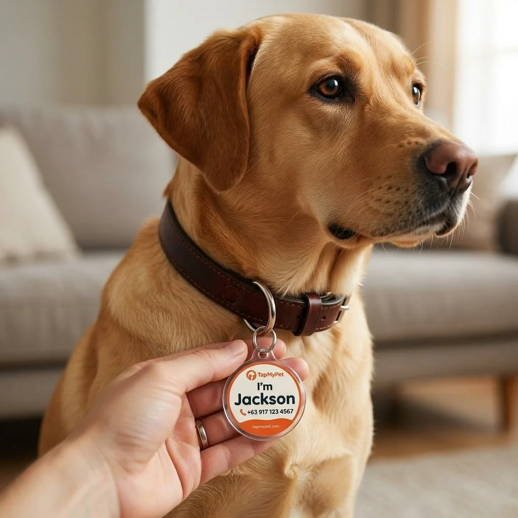 QR + NFC Pet Tag