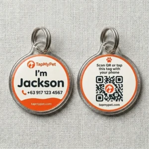 QR + NFC Pet Tag